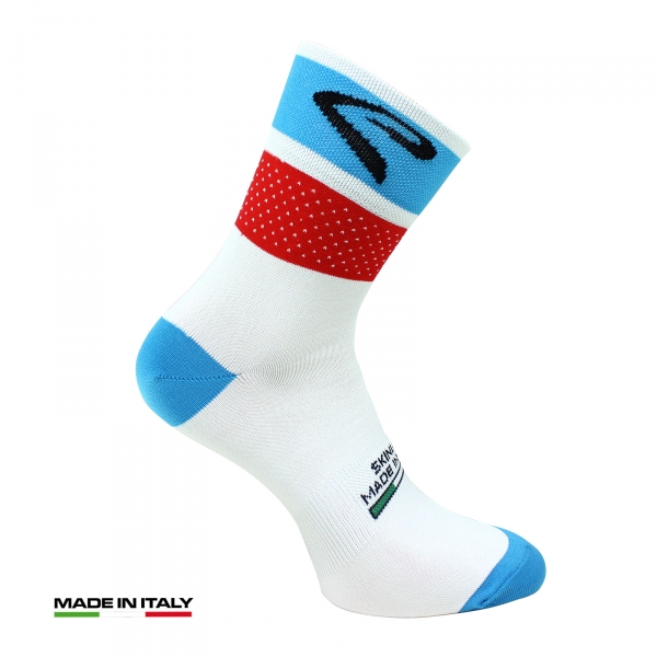 Socke Sommer EKOI COMP 2017 Weiss Rot Blau Socke Sommer EKOI COMP 2017 Weiss Rot Blau