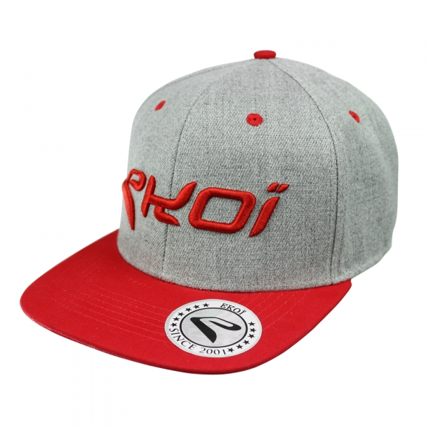 Boné EKOI Snapback Cinzento Boné EKOI Snapback Cinzento