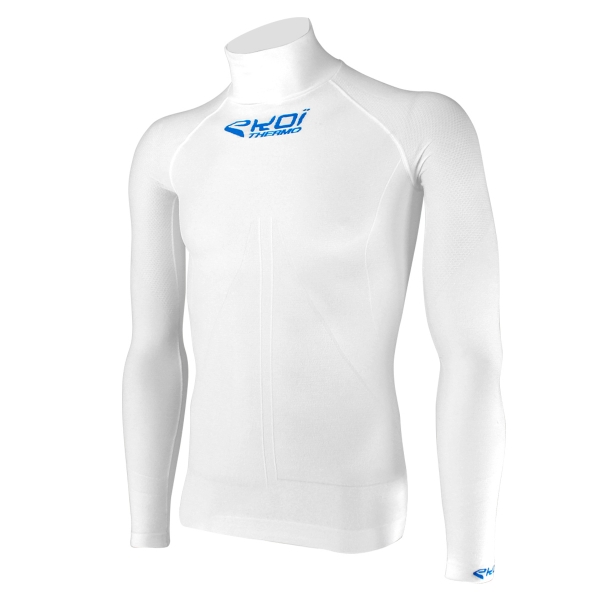 EKOI Tech 4 White long sleeve high neck base layer EKOI Tech 4 White long sleeve high neck base layer