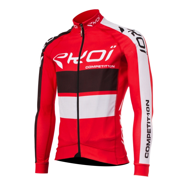 EKOI COMP10 Red long sleeve cycling jersey EKOI COMP10 Red long sleeve cycling jersey