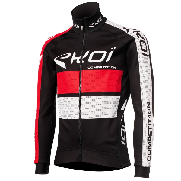 Casaco térmico inverno EKOI COMP10 CONNECT Preto Vermelho Casaco térmico inverno EKOI COMP10 CONNECT Preto Vermelho