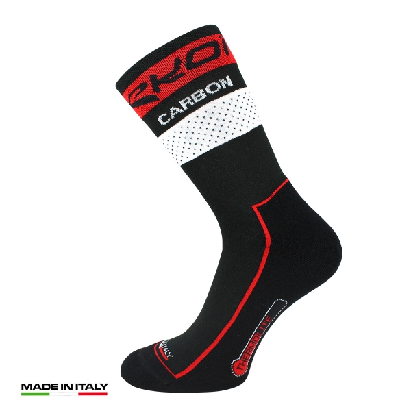 Meias inverno EKOI COMP10 Carbono Thermolite Preto Vermelho Meias inverno EKOI COMP10 Carbono Thermolite Preto Vermelho
