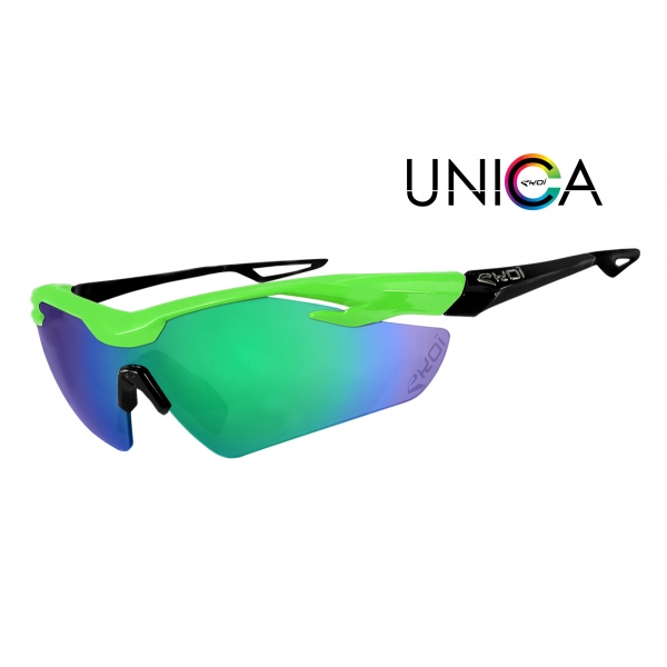 EKOI Limited edition green & black UNICA sunglasses Revo green lens EKOI Limited edition green & black UNICA sunglasses Revo green lens