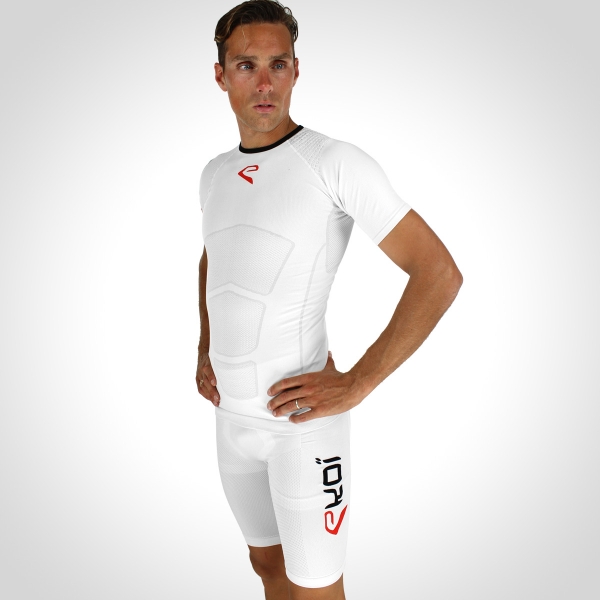 Pack EKOI RUN Calções Mangas curtas Branco Pack EKOI RUN Calções Mangas curtas Branco