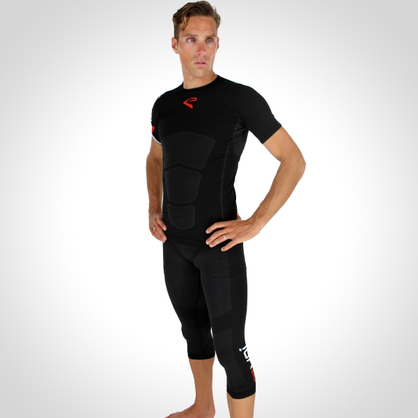 Pack EKOI RUN Corsário Mangas curtas Preto Pack EKOI RUN Corsário Mangas curtas Preto