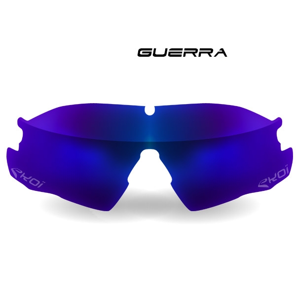 Verre GUERRA Revo bleu Cat-3 Verre GUERRA Revo bleu Cat-3