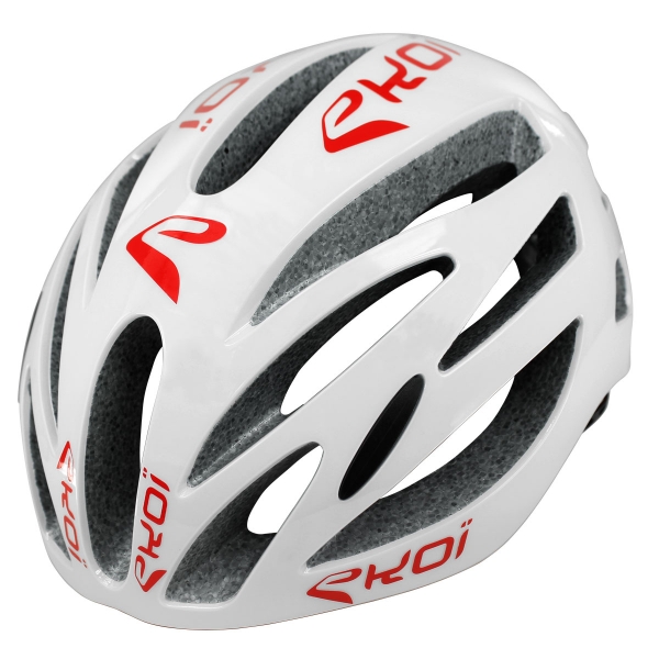 Casque EKOI CORSA EVO Blanc Rouge Casque EKOI CORSA EVO Blanc Rouge