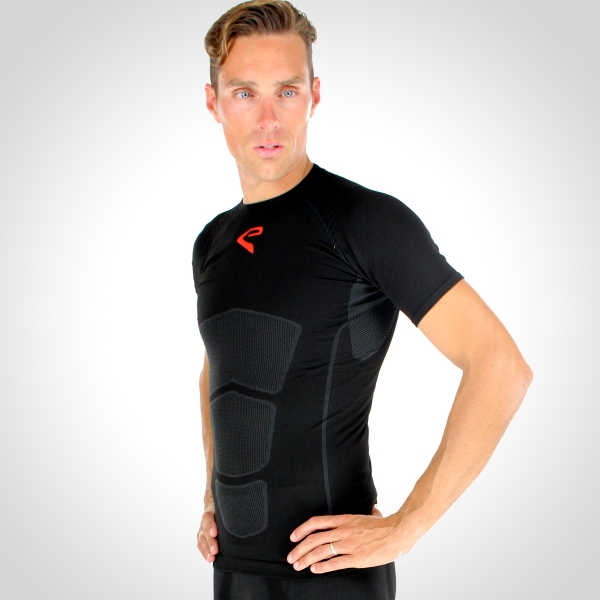 Maillot EKOI RUN manches courtes Noir Maillot EKOI RUN manches courtes Noir