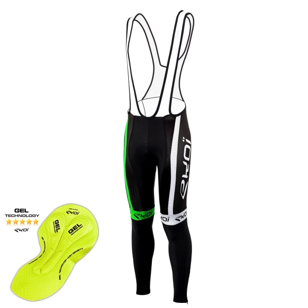 Collant hiver EKOI COMP10 Gel Noir Vert Collant hiver EKOI COMP10 Gel Noir Vert