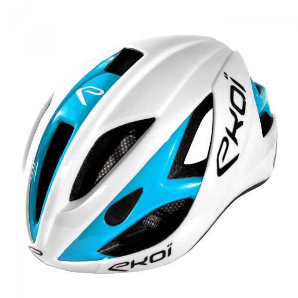 Casque EKOI AR13 Blanc Bleu Casque EKOI AR13 Blanc Bleu