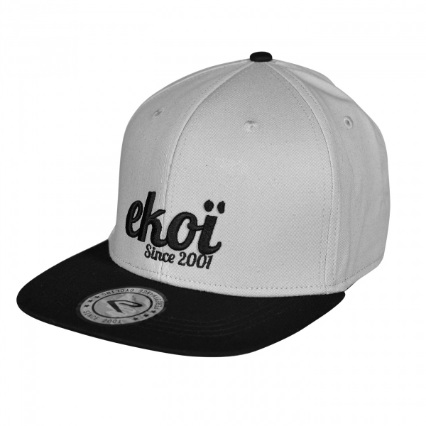 Casquette EKOI Snapback Grise Vintage Casquette EKOI Snapback Grise Vintage