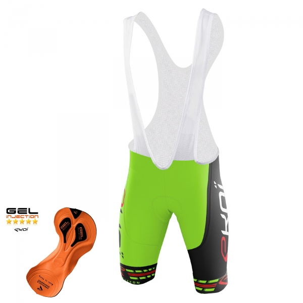Cuissard EKOI COMP11 Gel Injection Vert Noir Cuissard EKOI COMP11 Gel Injection Vert Noir