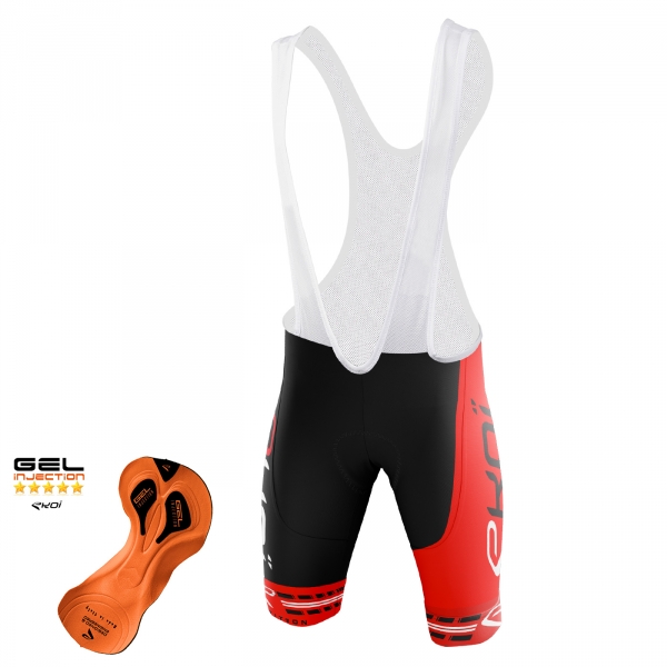 Cuissard EKOI COMP11 Gel Injection Noir Rouge Cuissard EKOI COMP11 Gel Injection Noir Rouge