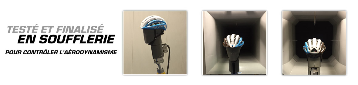 Casco EKOI LEGENDE testato nella galleria del vento